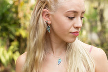 Load image into Gallery viewer, Abalone Mini Angel Wing Earrings