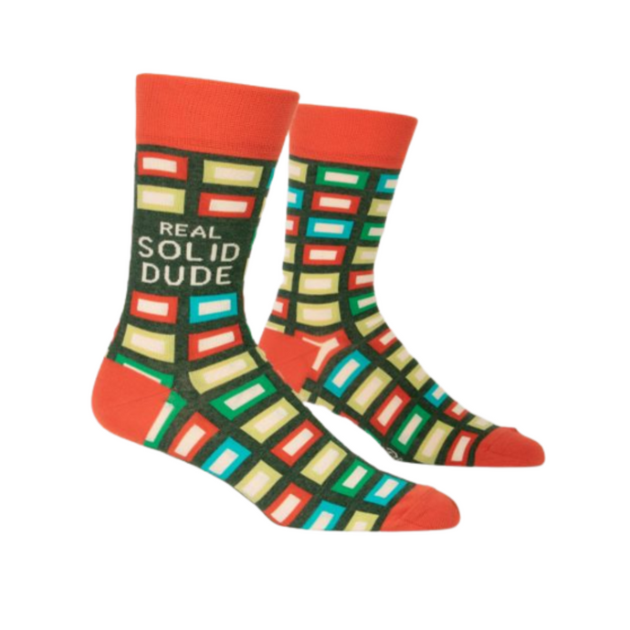 'Real Solid Dude' Men's Socks