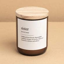 Load image into Gallery viewer, Sister - Commonfolk Collective Dictionary Candle