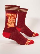 Load image into Gallery viewer, &#39;Teachers Rock&#39; Men&#39;s Socks