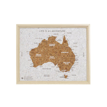 Load image into Gallery viewer, Desk Australia Map Travel Pin Board