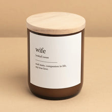 Load image into Gallery viewer, Wife – Commonfolk Collective Dictionary Candle